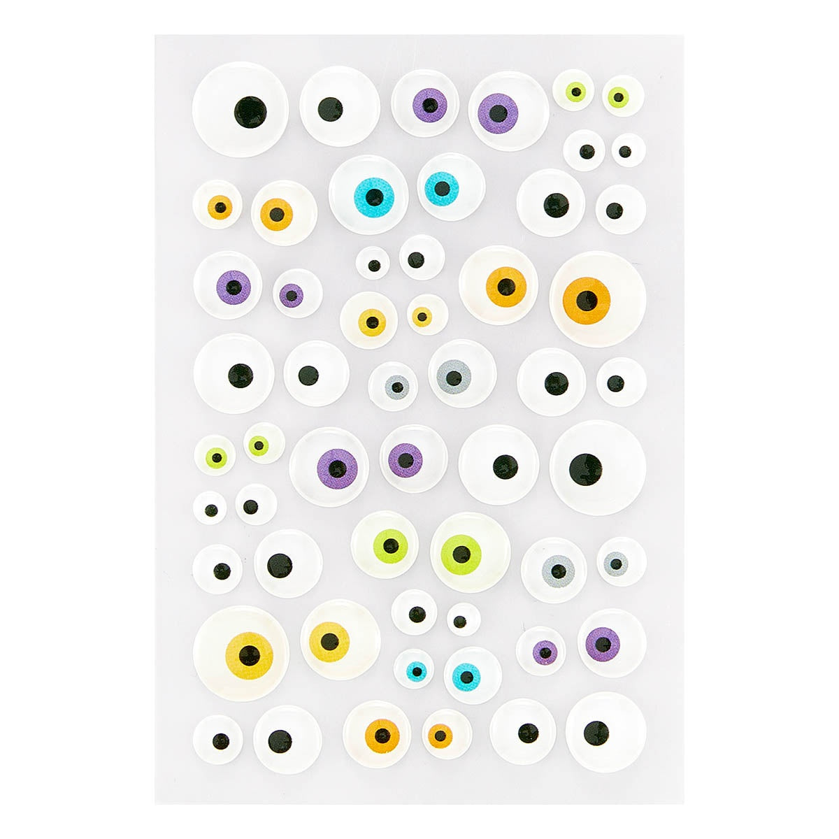 Spellbinders Enamel Stickers From The Monster Birthday -Monster Eyes