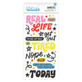 American Crafts Whatevs Thickers Puffy Phrase Stickers