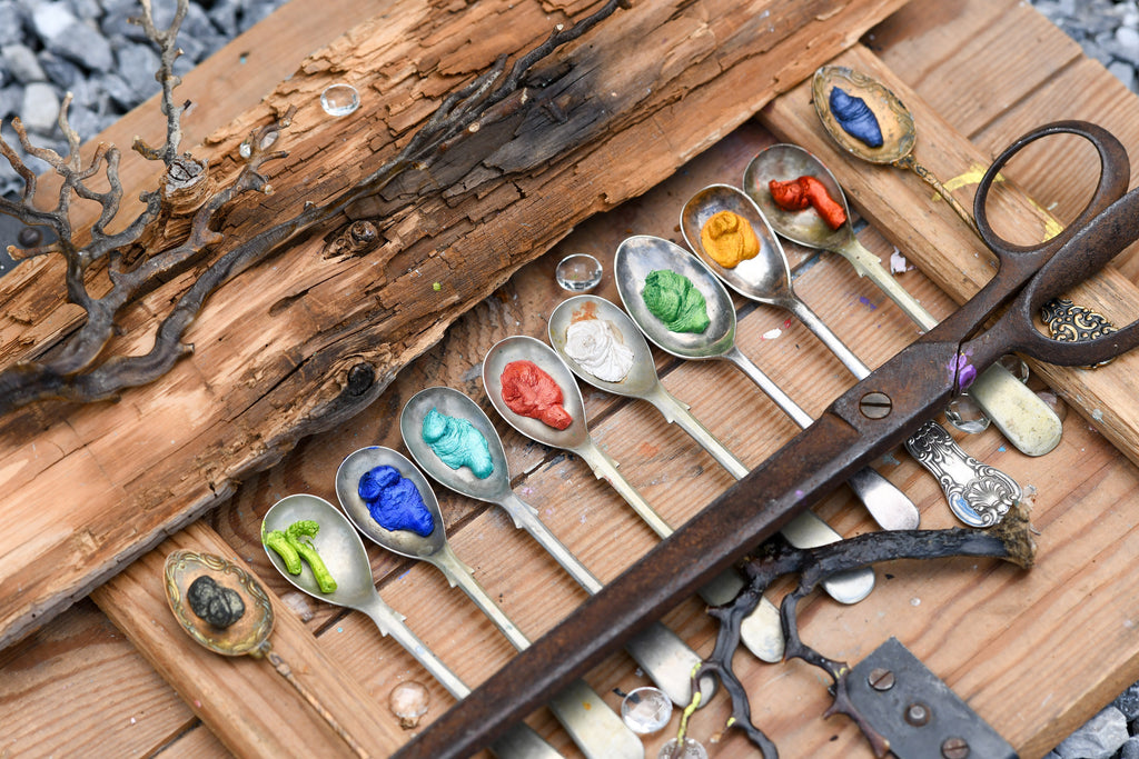 Finnabair Art Alchemy Metallique Wax .68 Fluid Ounce-Moss Green