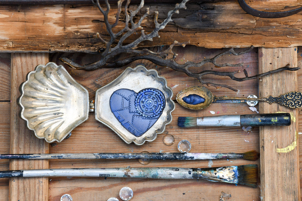 Finnabair Art Alchemy Metallique Wax .68 Fluid Ounce-Midnight