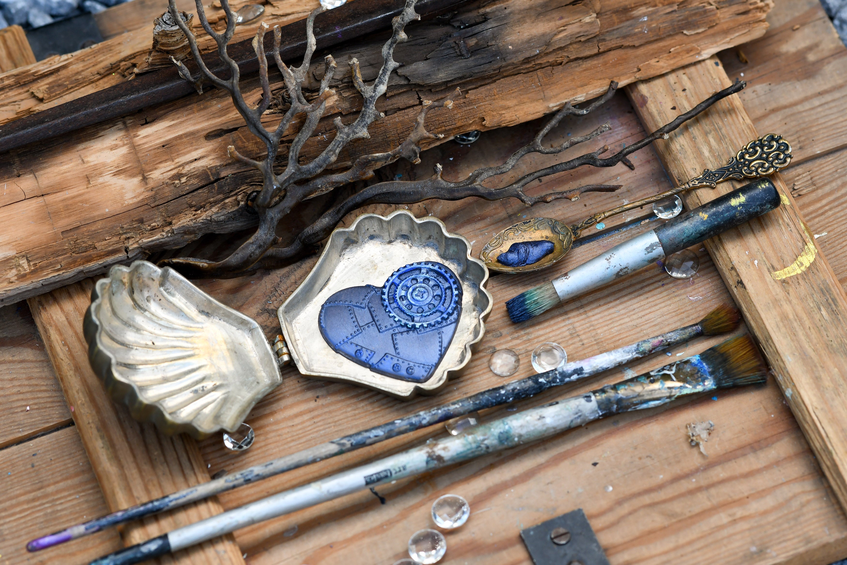 Finnabair Art Alchemy Metallique Wax .68 Fluid Ounce-Midnight