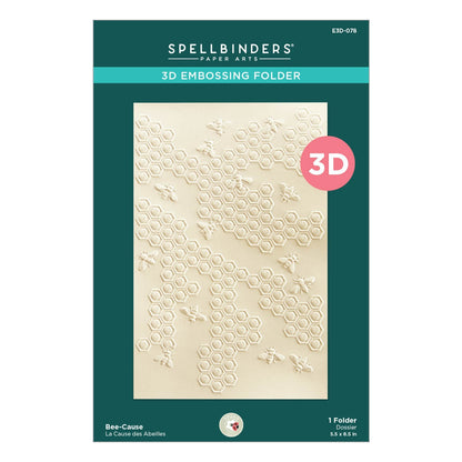 Spellbinders 3D Embossing Folder By Susan Tierney-Cockburn-Bee-Cause, Through The Arbor Garden