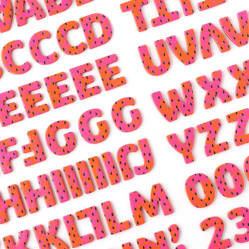 Pebbles Fun In The Sun Thickers Stickers -Foam Alpha