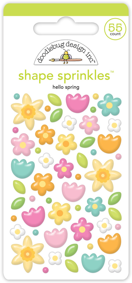 Doodlebug Bunny Hop Sprinkles-Hello Spring