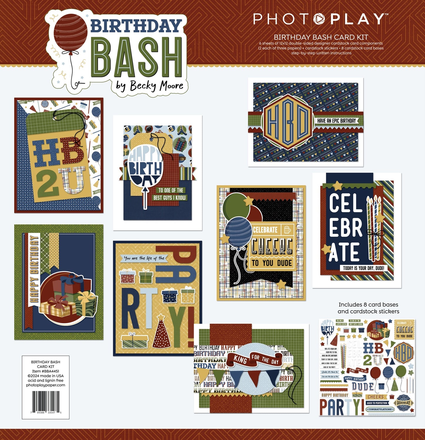 PhotoPlay Birthday Bash Card Kit