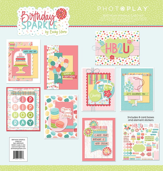 PhotoPlay Birthday Sparkle Card Kit