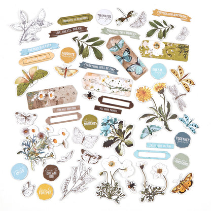 49 And Market Krafty Garden Chipboard Set