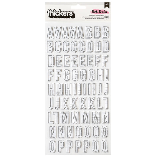 Vicki Boutin Mixed Media Thickers Stickers-Alpha