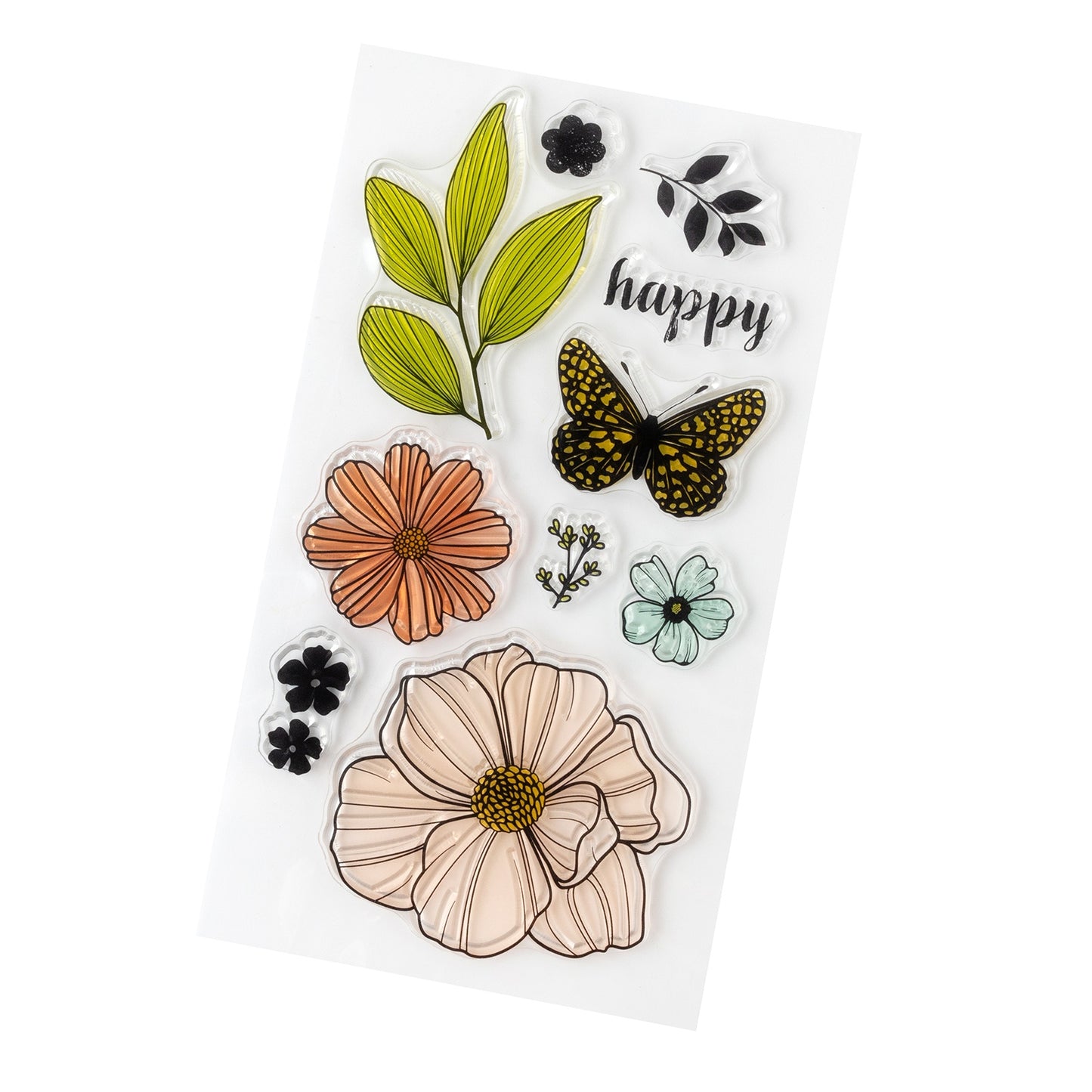 Vicki Boutin Mixed Media Acrylic Stamps-Floral