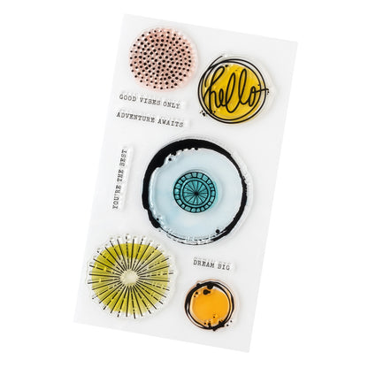 Vicki Boutin Mixed Media Acrylic Stamps-Circles