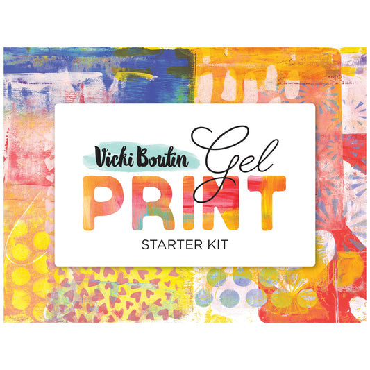 Vicki Boutin Mixed Media Gel Plate Starter Kit-
