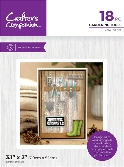 Crafter's Companion Garden Collection Metal Die-Gardening Tools