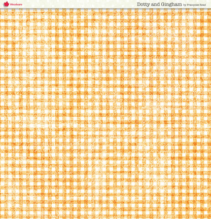 Woodware Dotty And Gingham Paper Pad 8x8