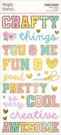 Crafty Things Foam Stickers