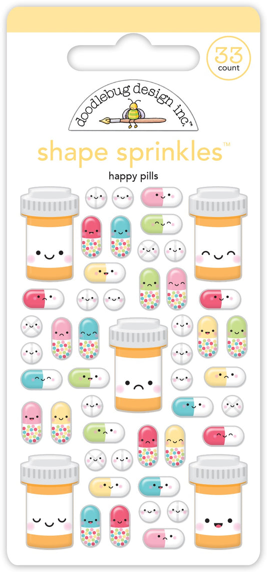 Doodlebug Happy Healing Sprinkles -Happy Pills