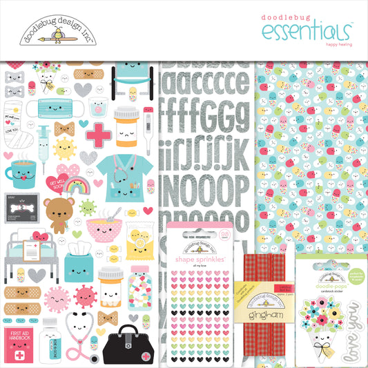 Doodlebug Happy Healing Essentials Page Kit 12x12