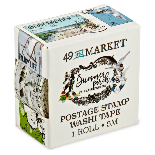 49 And Market Summer Porch Washi Tape Roll-Postage