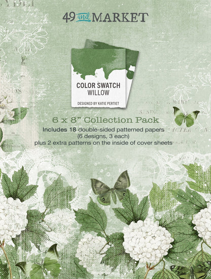 49 And Market Color Swatch: Willow Collection Pack 6"X8"