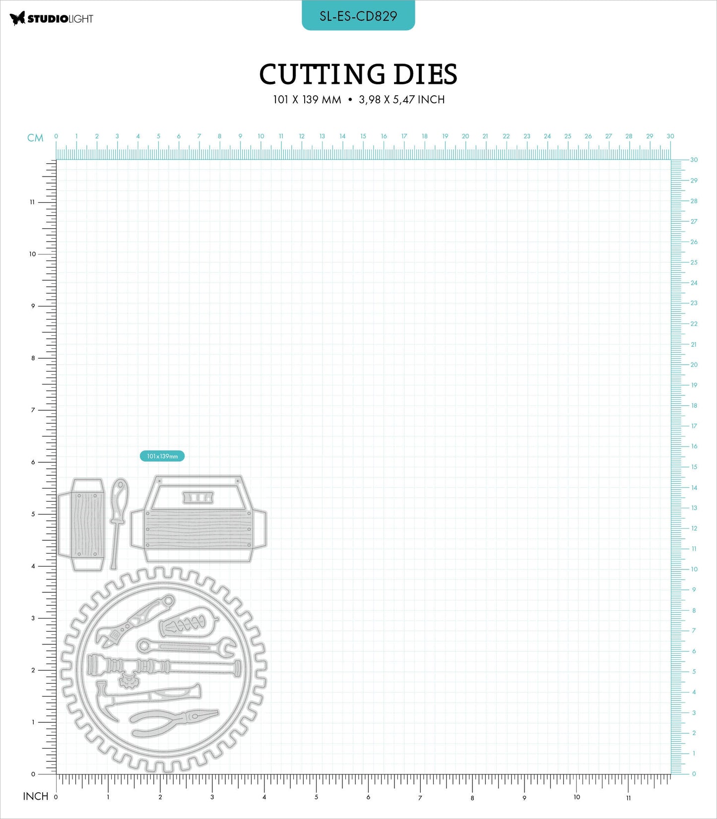 Studio Light Gearhead's Workshop Cutting Die-Toolbox