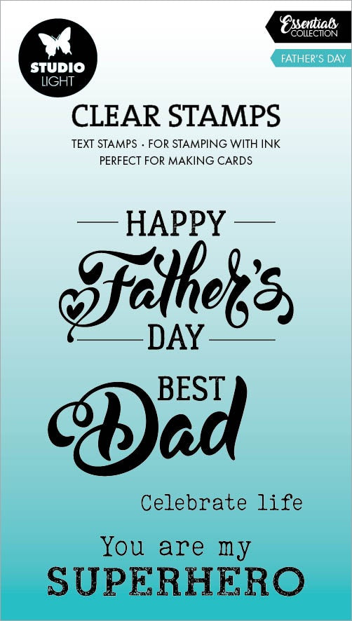 Studio Light Essentials Clear Stamps- Father's Day