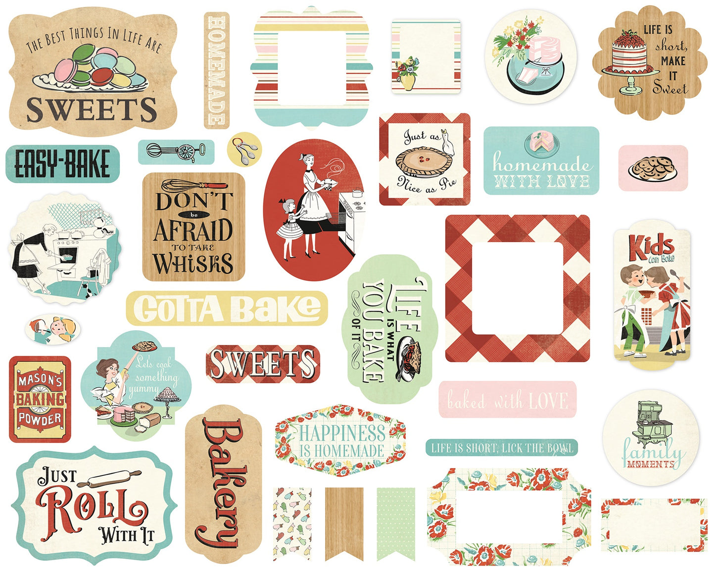 Carta Bella Roll With It Cardstock Ephemera-Icons