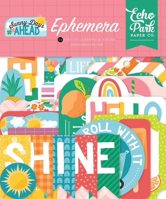 Echo Park Sunny Days Ahead Cardstock Ephemera-Icons