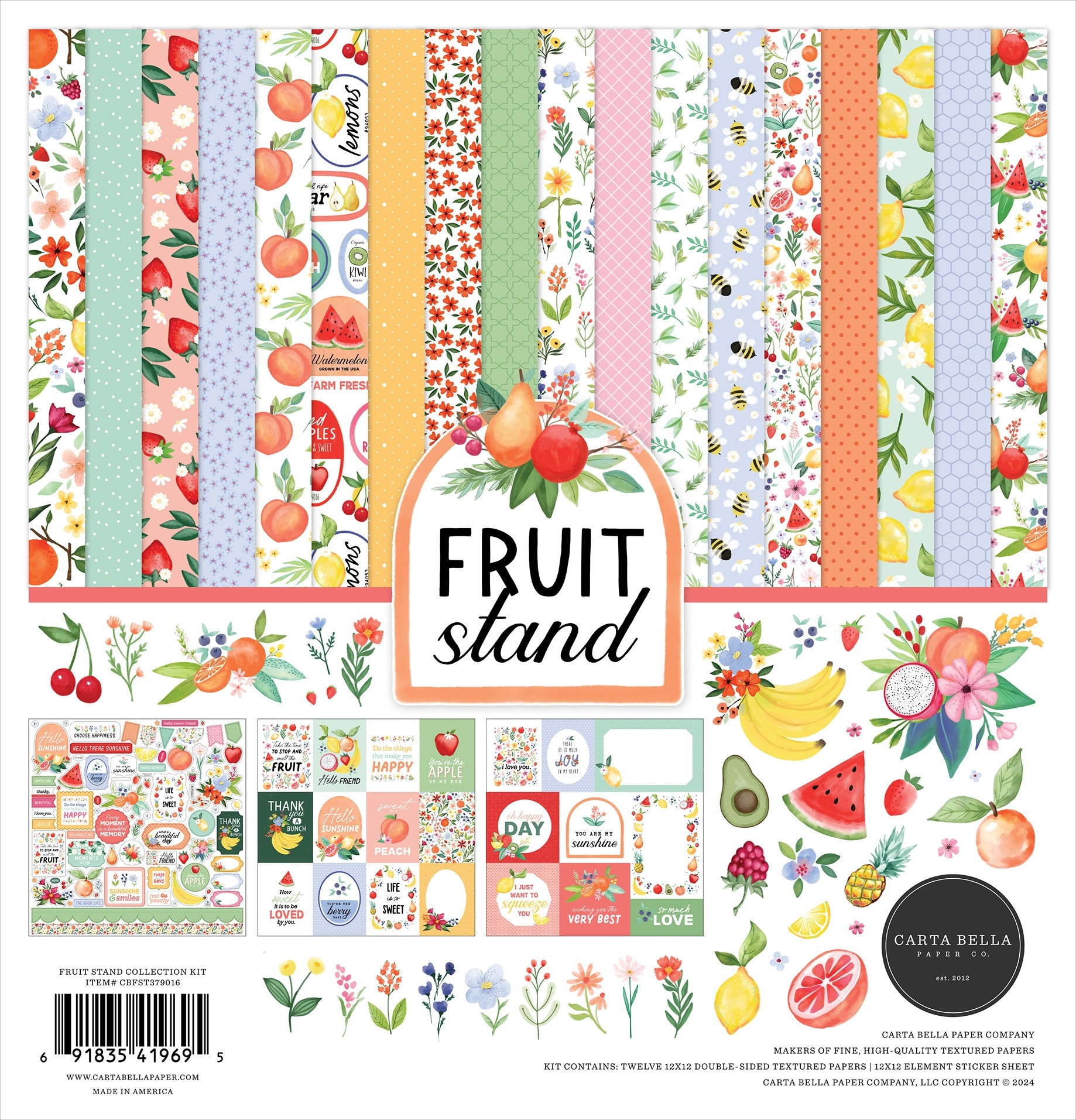 Carta Bella Fruit Stand Collection Kit