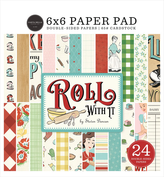 Carta Bella Roll With It Double-Sided Paper Pad 6x6