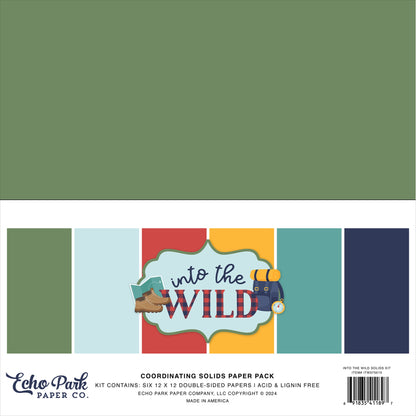 Echo Park Into The Wild Collection Kit - Solids