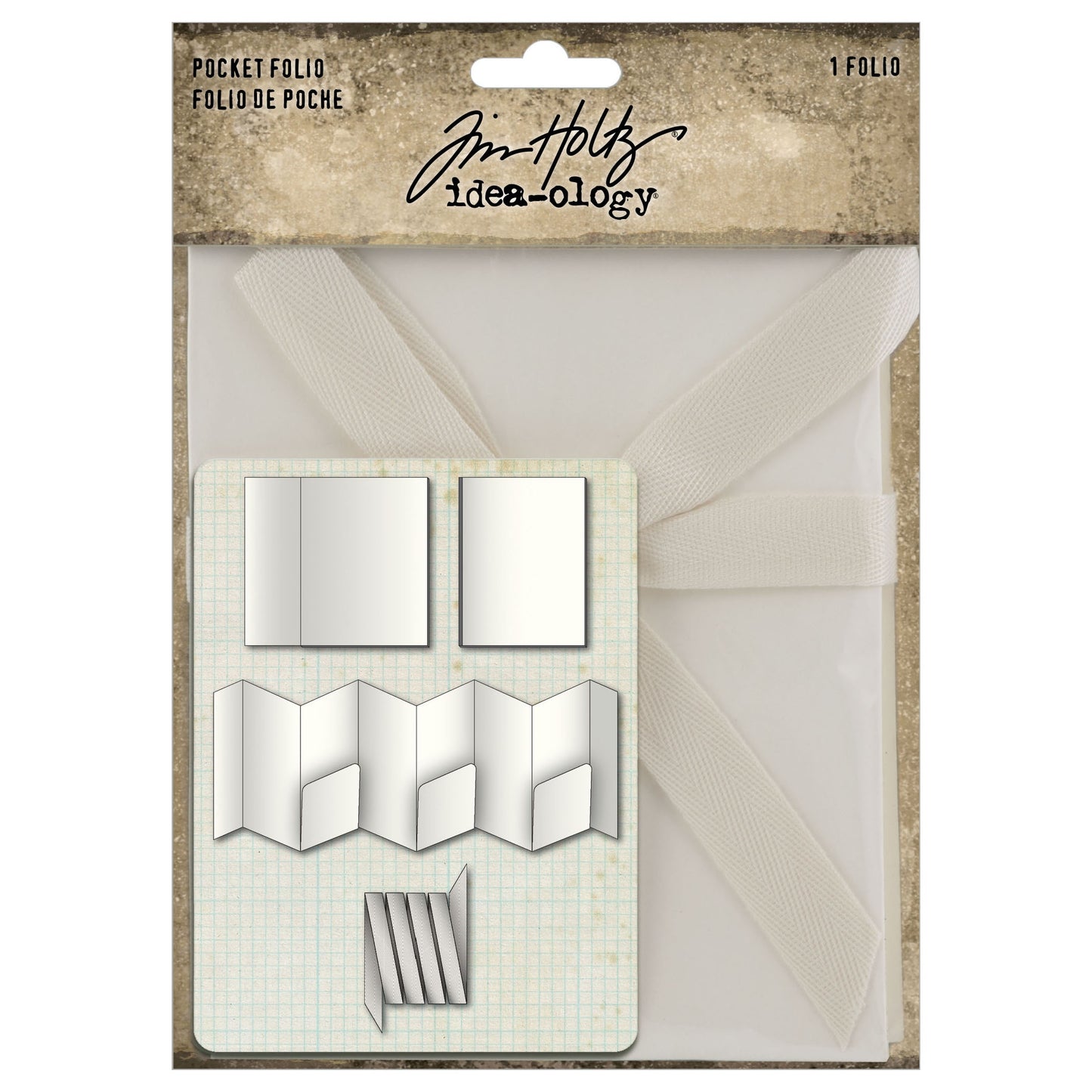 Tim Holtz Idea-ology Pocket Folio-1 Pieces