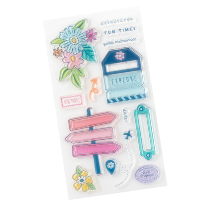 Paige Evans Adventurous Acrylic Stamp Set