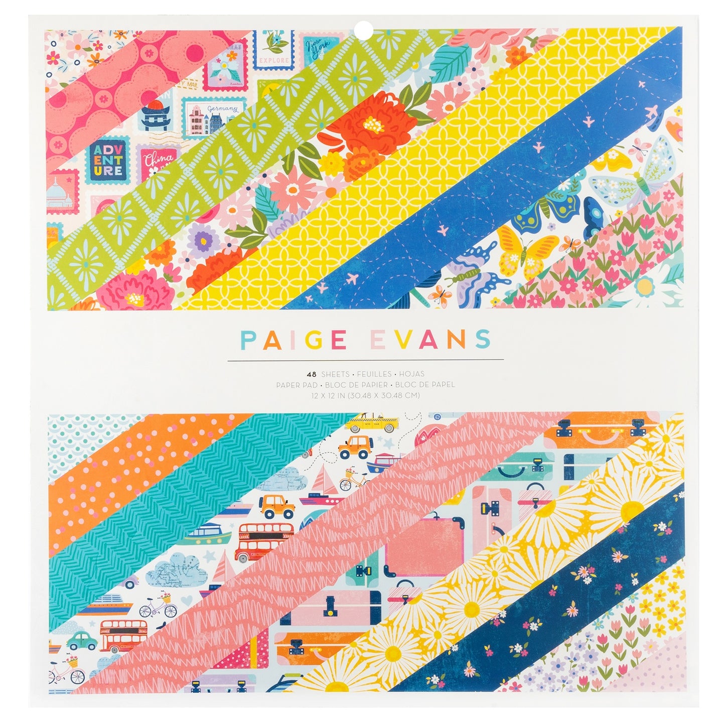 Paige Evans Adventurous Single-Sided Paper Pad 12x12