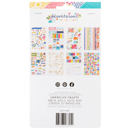 Paige Evans Adventurous Sticker Book-8 Sheets