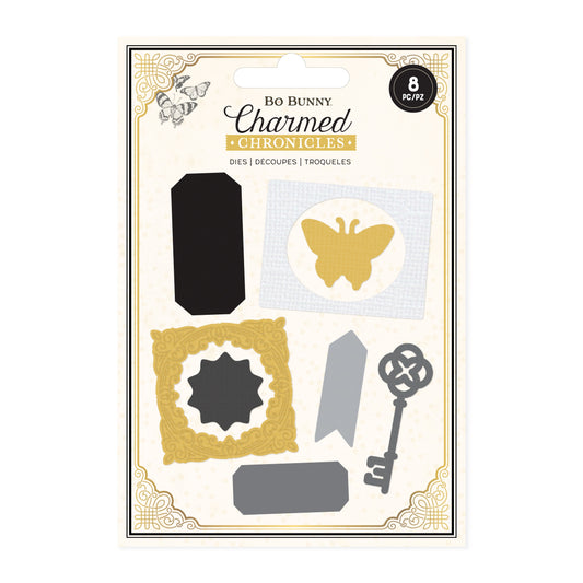 Bo Bunny Charmed Chronicles Metal Die Set-8/Pkg