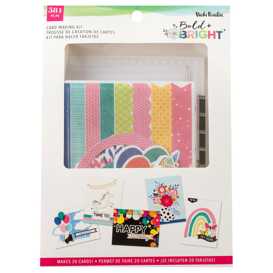 Vicki Boutin Bold And Bright Card Making Kit-Makes 20