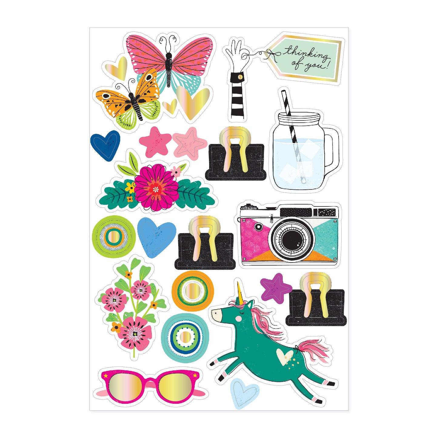 Vicki Boutin Bold And Bright Sticker Book