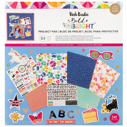 Vicki Boutin Bold And Bright Project Pad 12X12