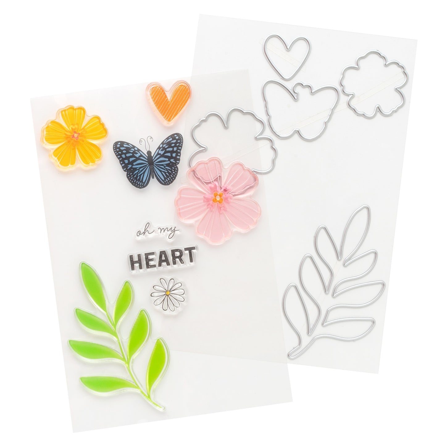 Vicki Boutin Bold And Bright Stamp & Die Set-Oh My Heart