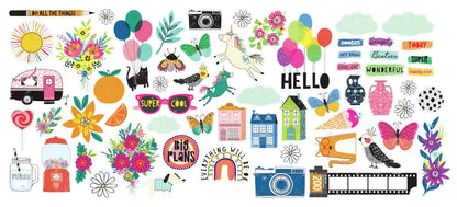 Vicki Boutin Bold And Bright Ephemera-Icons