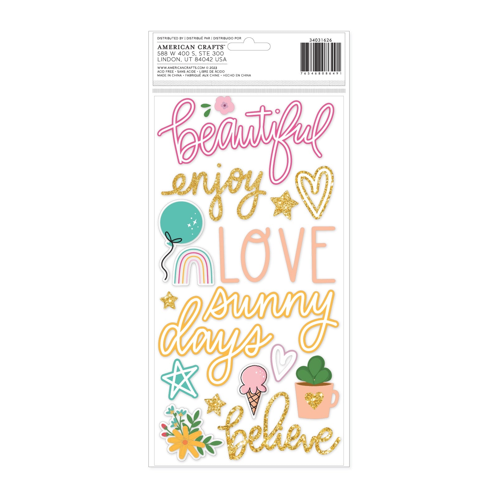 Shimelle Reasons To Smile Thickers-Phrases