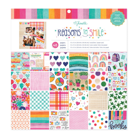 Shimelle Reasons To Smile Paper Pad 12X12