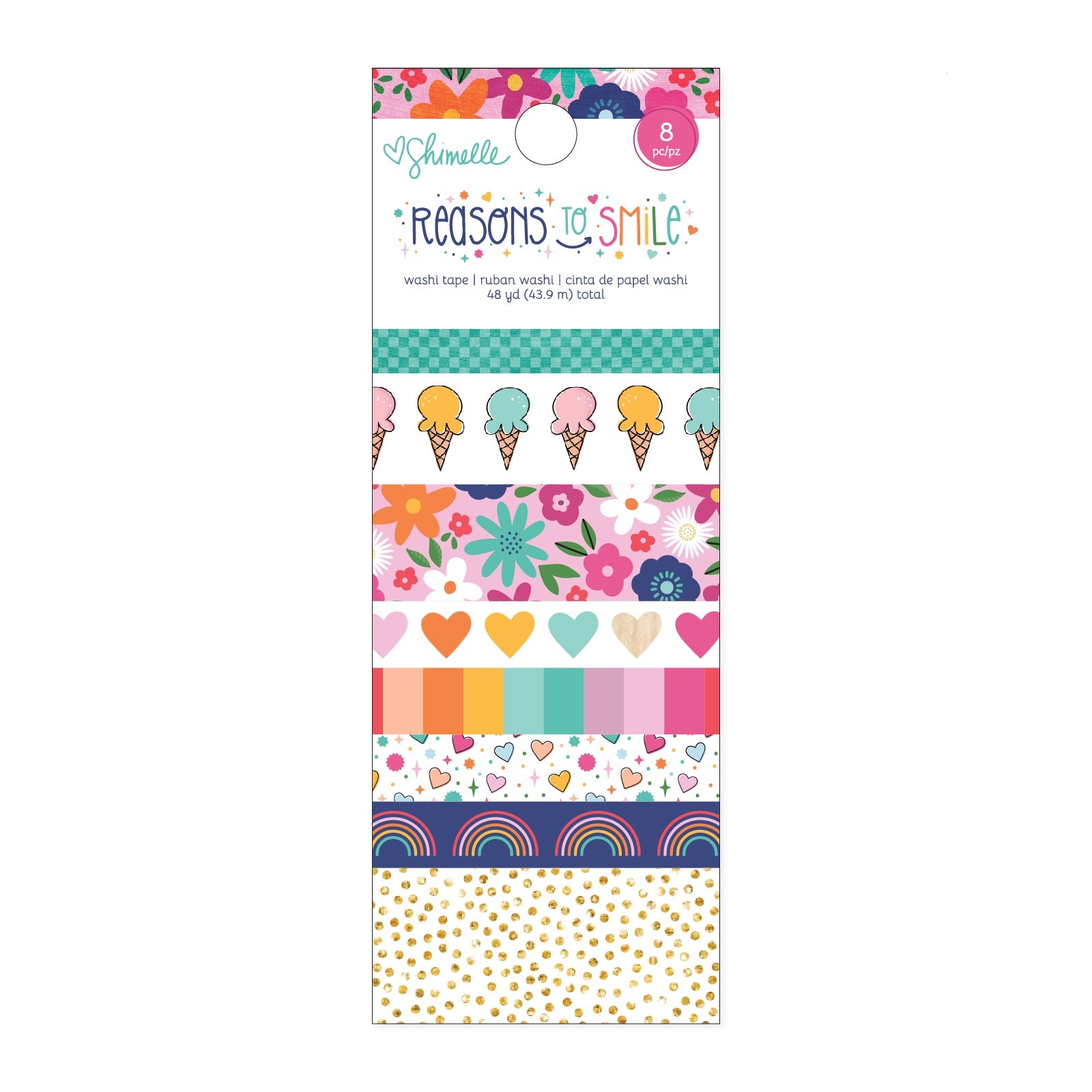 Shimelle Reasons To Smile Washi Tape