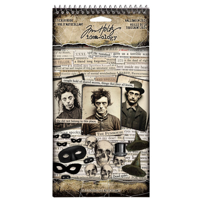 Tim Holtz Idea-Ology Sticker Book-Halloween 2024