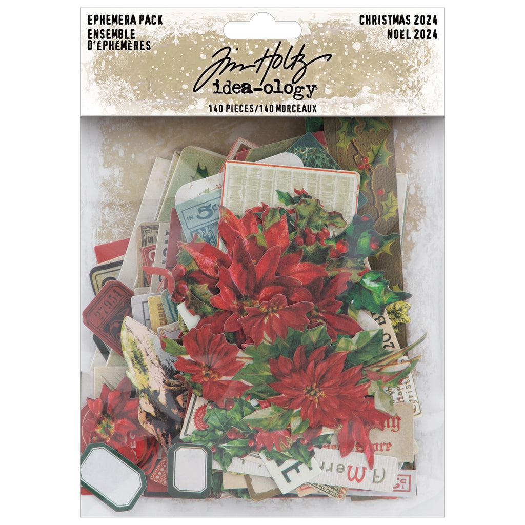 Tim Holtz Idea-ology-Ephemera Pack Christmas 2024