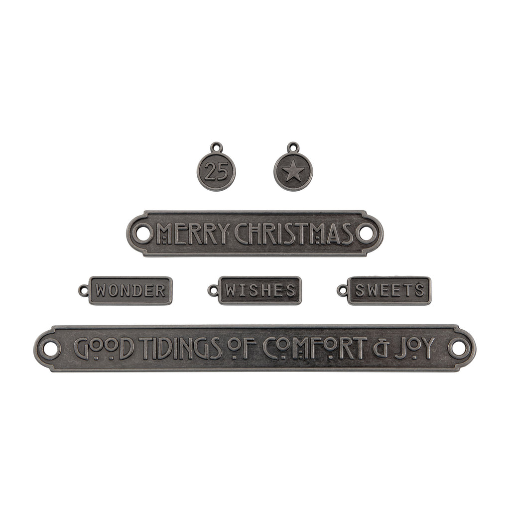 Tim Holtz Idea-ology Word Plaques & Tags Christmas 2024