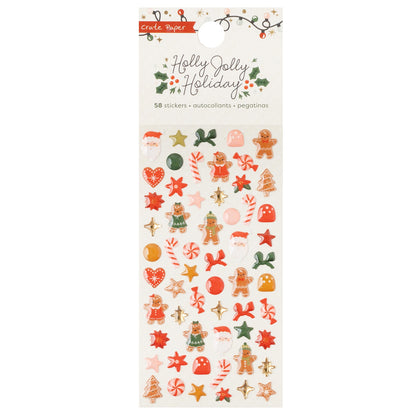 Crate Paper Holly Jolly Holiday Mini Stickers