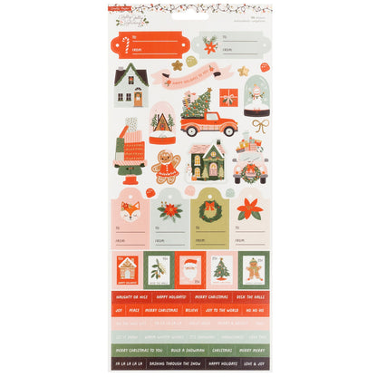 Crate Paper Holly Jolly Holiday Stickers