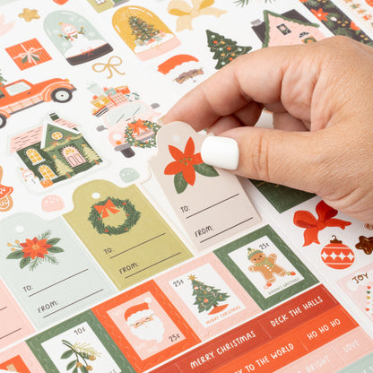 Crate Paper Holly Jolly Holiday Stickers