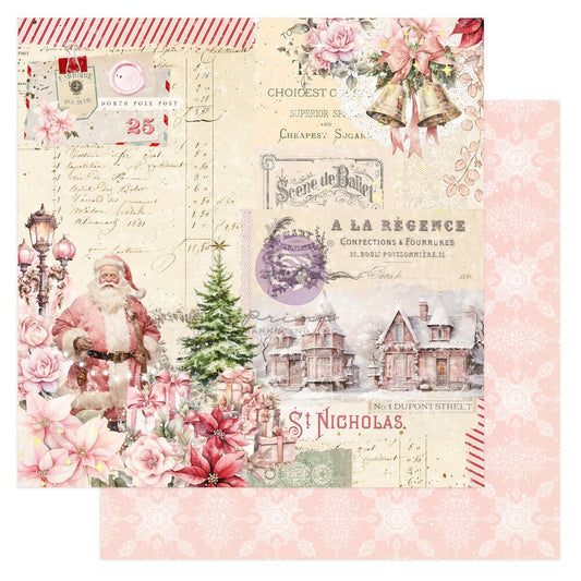 Prima Marketing 25 & Peppermint By Frank GarciaDouble-Sided Cardstock 12"X12"-St. Nicholas