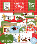 Winnie the Pooh Christmas Ephemera-Frames & Tags